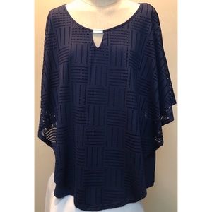 Navy Butterfly Shirt NWT